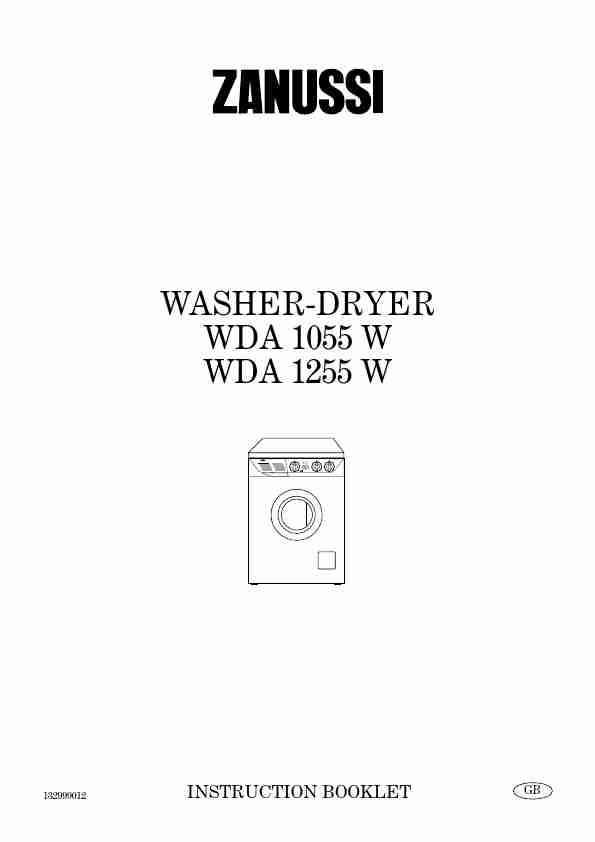 Zanussi WasherDryer WDA 1055 W-page_pdf